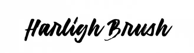 Harligh Brush  font caratteri gratis
