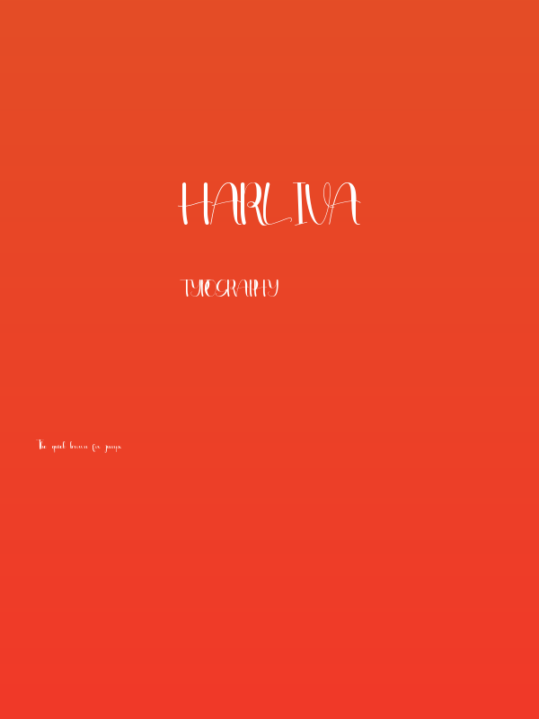 Harliva Poster