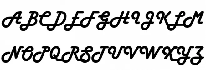 Harlow Solid Italic Polices MAJUSCULES