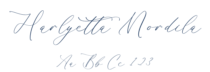 Harlyetta Mordila Font Preview