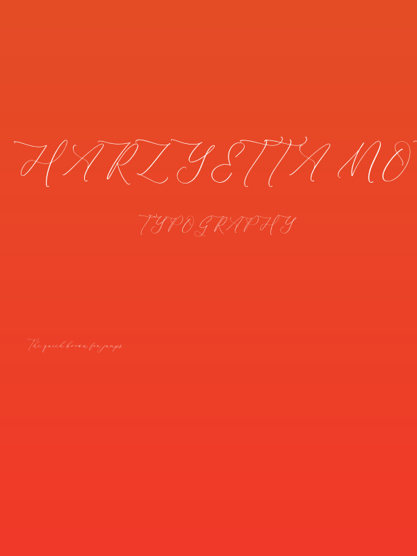 Harlyetta Mordila Poster