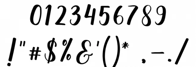 Harlyna Font OTHER CHARS