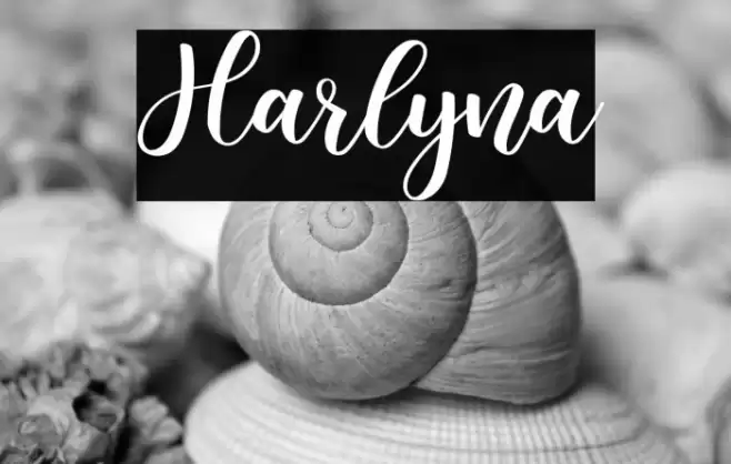 Harlyna Font examples