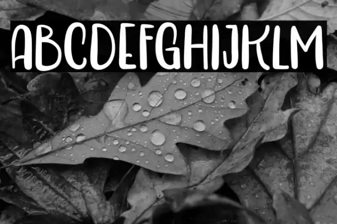 HarmoniaFREE Font examples