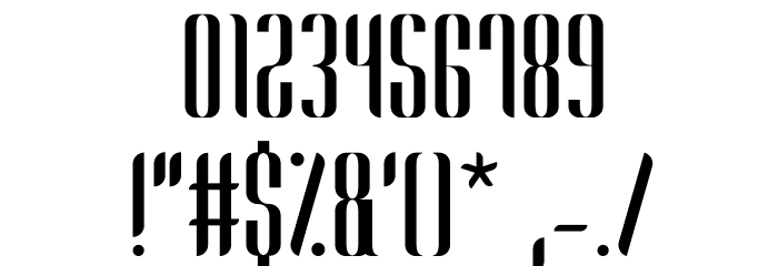 Harmonial フォント その他の文字