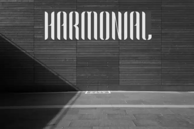 Harmonial Font examples
