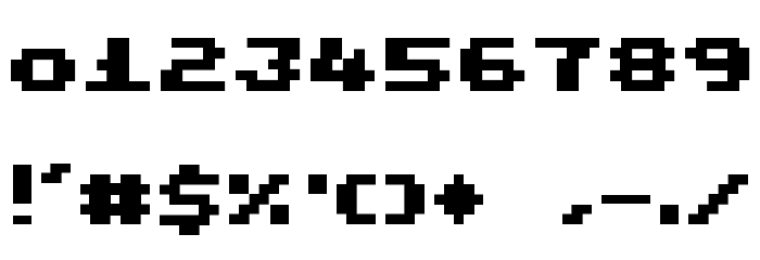Harmonica Font OTHER CHARS