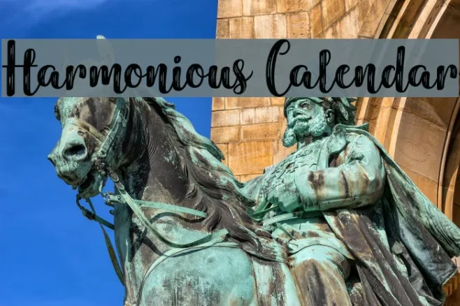 Harmonious Calendar Example 1