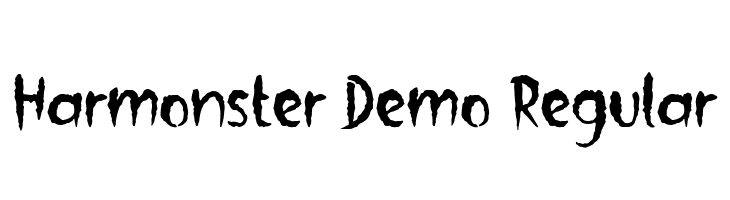 Harmonster Demo Regular  Frei Schriftart Herunterladen