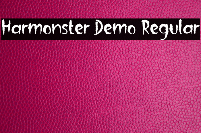 Harmonster Demo Regular Example 2