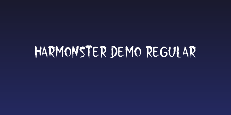 Harmonster Demo Regular Social Header