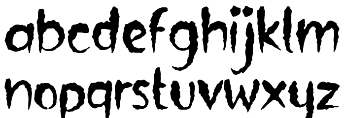 Harmonster Demo Regular Font LOWERCASE