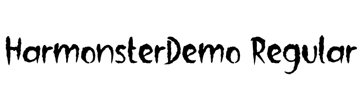 HarmonsterDemo-Regular  les polices de caractères gratuit tlcharger