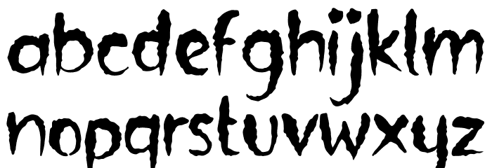 HarmonsterDemo-Regular Font LOWERCASE