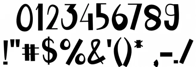 Harmony Craft フォント その他の文字