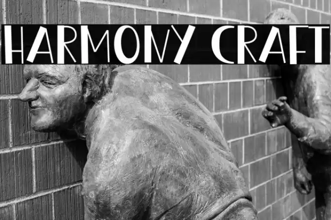Harmony Craft フォント examples