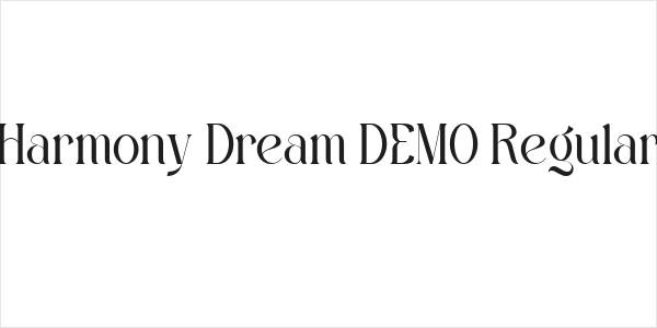 Harmony Dream DEMO Regular Logo