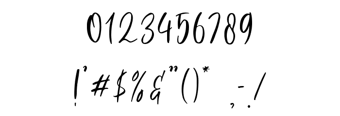 Harmony Family Font OTHER CHARS