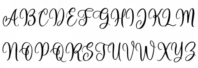 Harmony Family Schriftart Groß