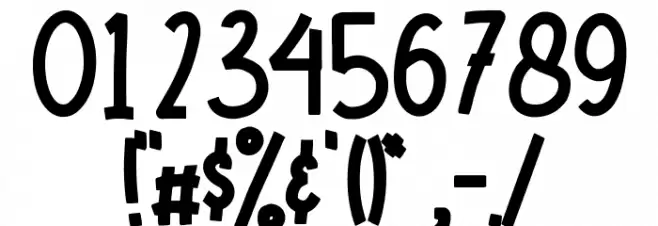 Harmony Rainbow Demo Font OTHER CHARS