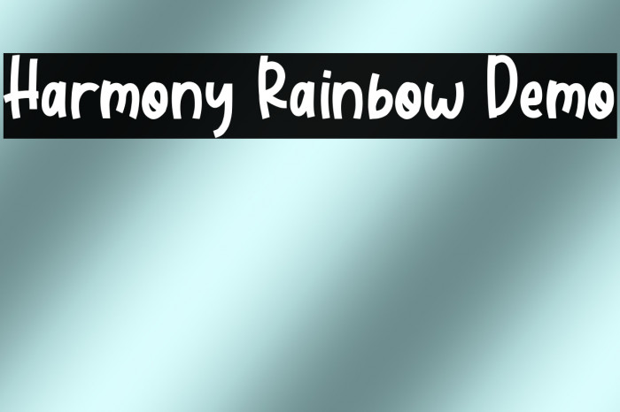 Harmony Rainbow Demo Example 2