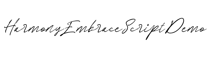 HarmonyEmbraceScriptDemo  Скачать бесплатные шрифты