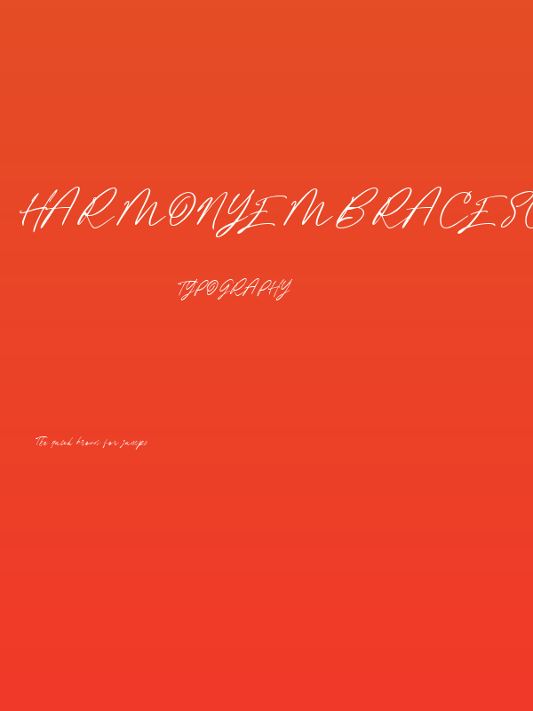 HarmonyEmbraceScriptDemo Poster