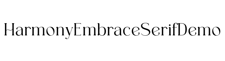 HarmonyEmbraceSerifDemo  Скачать бесплатные шрифты