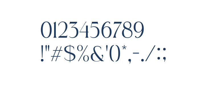 HarmonyEmbraceSerifDemo Other Characters