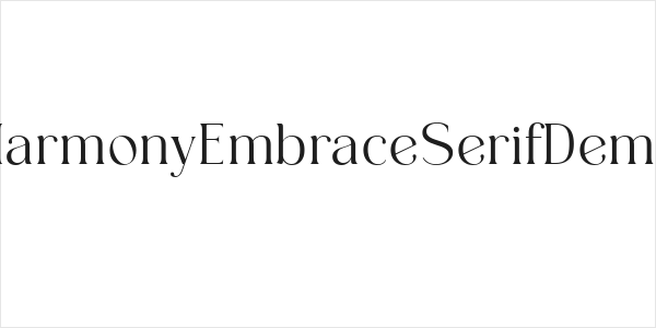 HarmonyEmbraceSerifDemo Logo