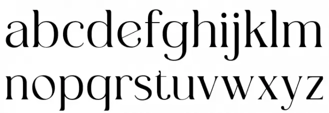 HarmonyEmbraceSerifDemo Шрифта строчной