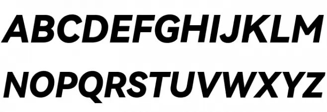 HarmonyOS Sans Black Italic Schriftart Groß