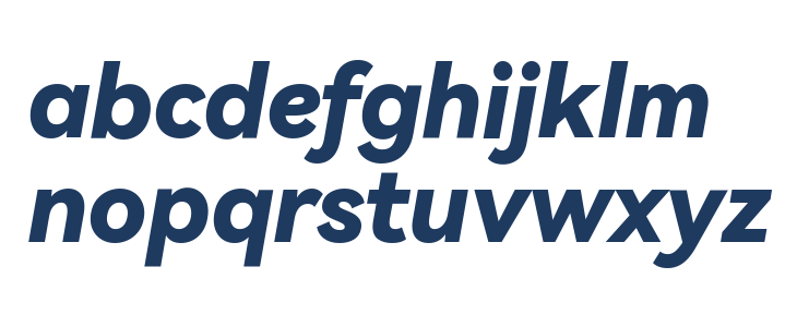 HarmonyOS Sans Black Italic Lowercase