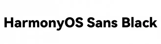 HarmonyOS Sans Black  免费字体下载