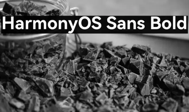 HarmonyOS Sans Bold Font examples