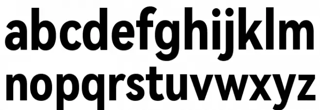 HarmonyOS Sans Condensed Bold Font Litere mici