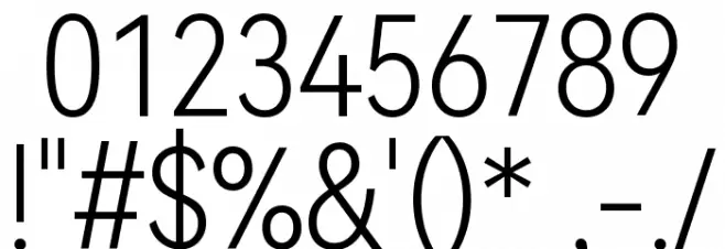 HarmonyOS Sans Condensed Light Font OTHER CHARS