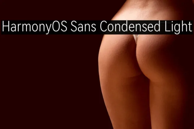 HarmonyOS Sans Condensed Light Example 3