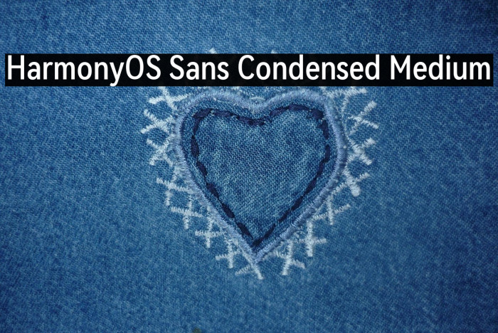 HarmonyOS Sans Condensed Medium Example 2