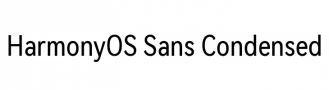 HarmonyOS Sans Condensed  免费字体下载