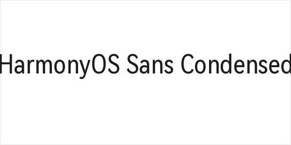 HarmonyOS Sans Condensed Logo