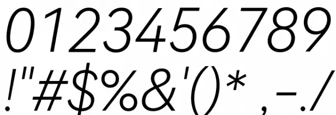 HarmonyOS Sans Light Italic Font Alte caractere