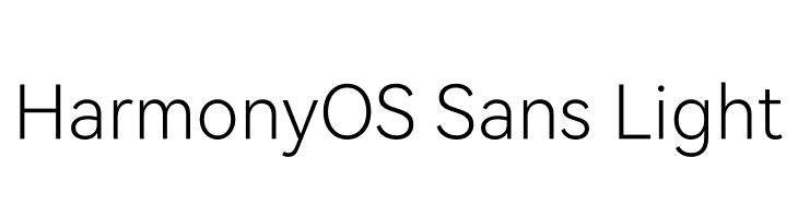 HarmonyOS Sans Light  नि: शुल्क फ़ॉन्ट्स डाउनलोड
