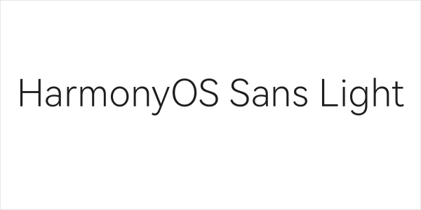 HarmonyOS Sans Light Logo