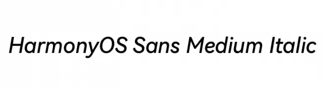 HarmonyOS Sans Medium Italic  Fuentes Gratis Descargar