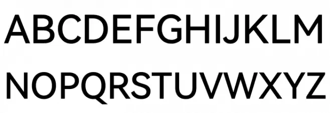 HarmonyOS Sans Medium Schriftart Groß