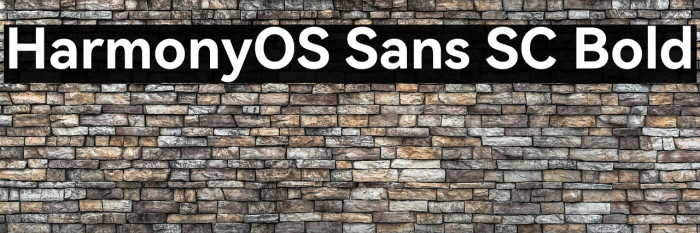 HarmonyOS Sans SC Bold Example 2