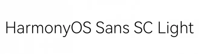 HarmonyOS Sans SC Light  Descarca Fonturi Gratis