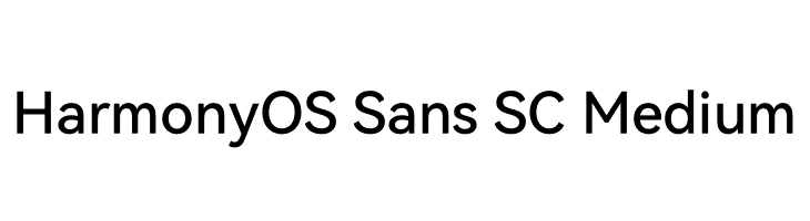 HarmonyOS Sans SC Medium  font caratteri gratis
