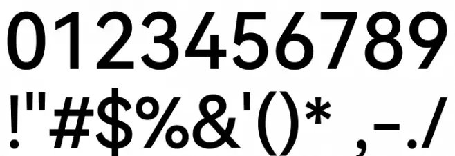 HarmonyOS Sans SC Medium Font OTHER CHARS